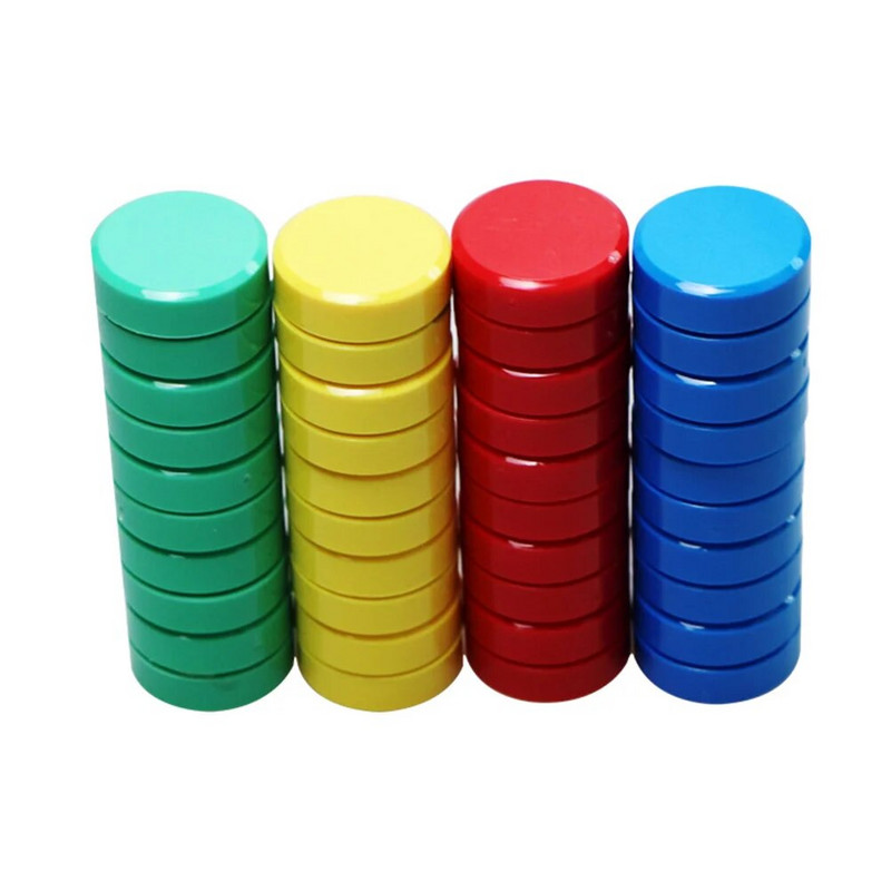 30 tk tahvli magnetid tugevad ümmargused magnetid magnetnupu kleebised tihvtidele teadetetahvlile külmkapi pilt (juhuslik