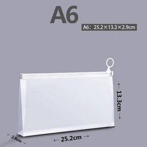 B5 A4 A5 A6 Prozirna torba za dokumente Držač za uredske datoteke Školska mapa Torbica s patentnim zatvaračem Organizator za povlačenje Pribor za pohranjivanje stola