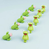 Διακοσμητικές καρφίτσες σχεδίασης Αναλώσιμα γραφείου Kawaii Pushpins βάτραχος σε σχήμα κάκτου Χαριτωμένα καρφίτσες ώθησης για σανίδες φελλού