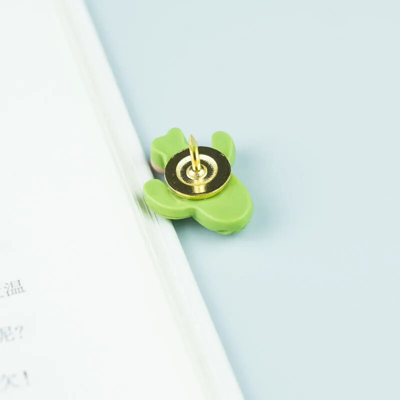 Διακοσμητικές καρφίτσες σχεδίασης Αναλώσιμα γραφείου Kawaii Pushpins βάτραχος σε σχήμα κάκτου Χαριτωμένα καρφίτσες ώθησης για σανίδες φελλού