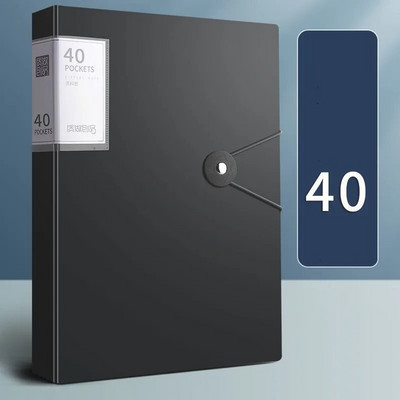 A4 dokumendikott 40 lehekülge veekindel failikaust paber dokumentide hoiukoti hoidik Kontori kirjatarbed Kooli organiseerimistarbed