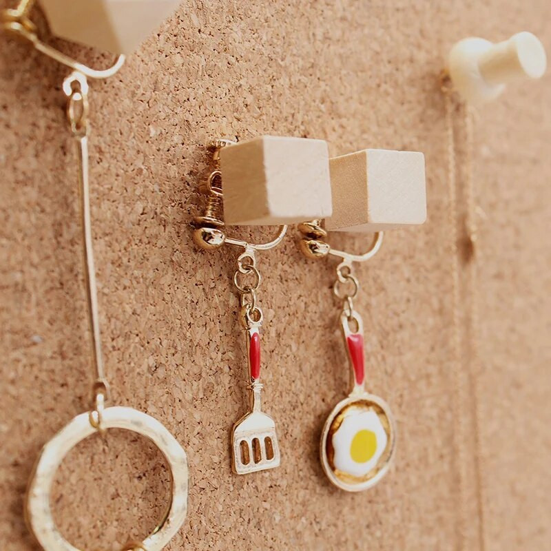 60 τμχ Διακοσμητικές καρφίτσες από τετράγωνο ξύλο, ξύλινη κεφαλή και χαλύβδινη βελόνα για φωτογραφίες, χάρτες και σανίδες από φελλό