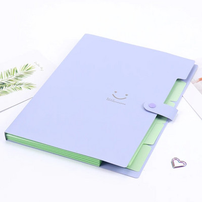 Σακούλα εγγράφων αρχείων A4 Θήκη Λογαριασμού Θήκη φακέλου Organizer Fastener Σχολικά είδη γραφείου Επέκταση φακέλου αρχείων Αποθήκευση εγγράφων