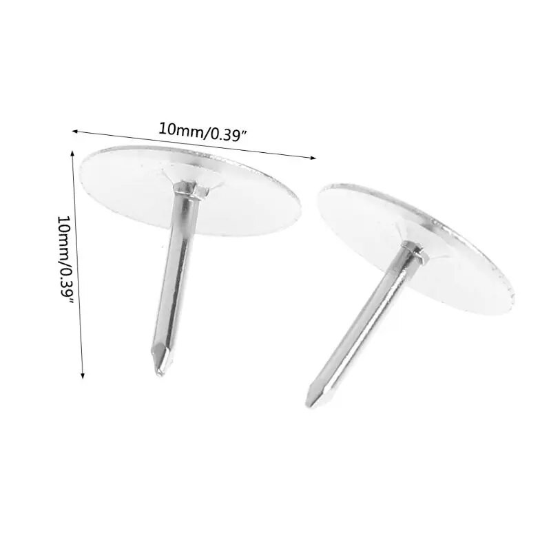 80gab./kaste Metāla īkšķa piespraudes biroja piederumi Ainu plakātu piespraušanas piespraudes Praktiski piederumi fotoattēlu piespraušanai skolas piederumi