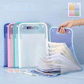 A4 formāta pārnēsājama vertikāla orgānu soma sabiezināta PP caurspīdīga mape studentu pārbaudes papīra maisiņš datu uzglabāšanas failu maisiņš