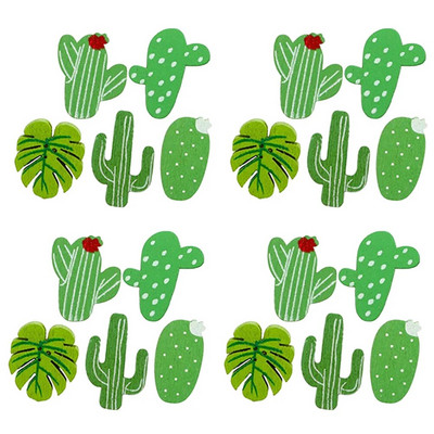 Kaktuss Spraudņi Dekoratīvi korķa dēlis Jauki īkšķa spraudņi Biļetens īkšķi Zelta