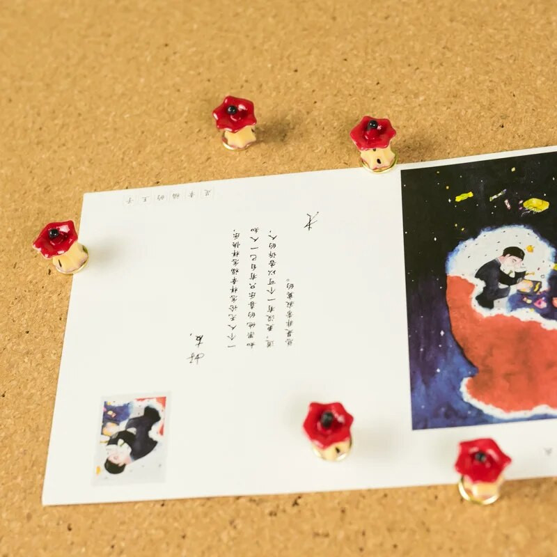 10 τμχ/παρτίδα Νέες πινέζες γραφείου Πινέζες ώθησης Έγχρωμοι χάρτης Φωτογραφίες apple Pin Board Φελλός Γραφείο και σχολικά είδη Δωρεάν αποστολή