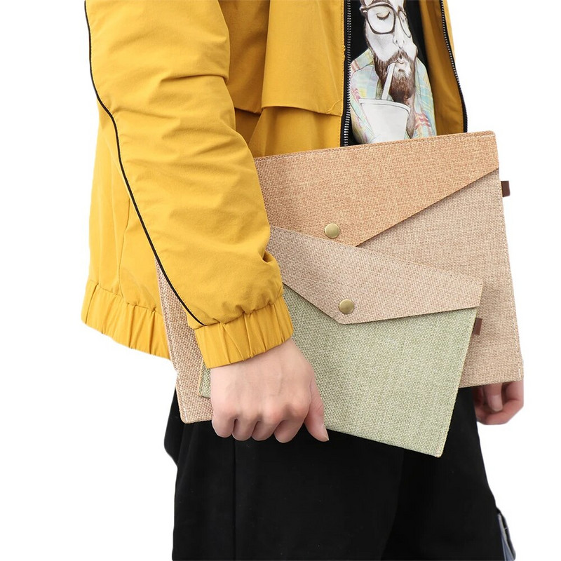 1 vnt A4/A5 didelės talpos paprastas dokumentų krepšys, imitacija lino drobė, veltinio kartotekų krepšys, portfelis, failų aplankai, nešiojamasis tvarkytuvas