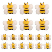 25 τμχ Bee Pushpin Αντικαθιστώμενα κίτρινα ντεκόρ Καθημερινής χρήσης Pushpins Nail Decor Γυναικείες διακοσμήσεις νυχιών Πολυλειτουργικό