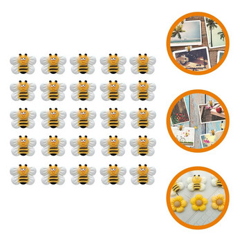 25 τμχ Bee Pushpin Αντικαθιστώμενα κίτρινα ντεκόρ Καθημερινής χρήσης Pushpins Nail Decor Γυναικείες διακοσμήσεις νυχιών Πολυλειτουργικό