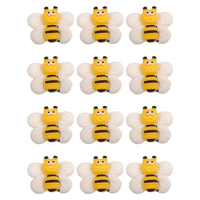 25 τμχ Bee Pushpin Αντικαθιστώμενα κίτρινα ντεκόρ Καθημερινής χρήσης Pushpins Nail Decor Γυναικείες διακοσμήσεις νυχιών Πολυλειτουργικό