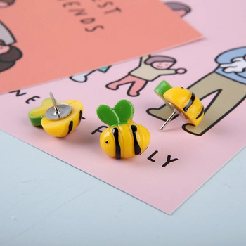 MOGII Fashion Office & School αξεσουάρ Χαριτωμένα καρφίτσες γραφικής ύλης Διακοσμητικές καρφίτσες ώθησης Kawaii Flower Thumb Tacks for Cork Board