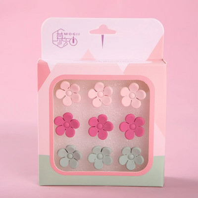 MOGII Divat Irodai és Iskolai Kiegészítők Aranyos írószer tűk Dekoratív tolótűk Kawaii Flower Thumb Tacks parafa deszkához