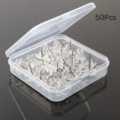 50/100 vnt Pentagramos formos plastikinė kamštienos lenta, saugos spalvos, spalvoti smeigtukai Biuro mokykliniai reikmenys