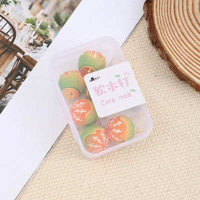 6/8gab. Oranži korķa nagi Attēls Īkšķis Korķa dēlis Piespiežamās tapas Paziņojumi Piespiežamie nagi Bērnudārza āķi Lieli galvas nagi Sienas tapa