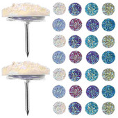 Uredski pribor od 30 komada, kompaktne igle, ubod za palac, stolni dodaci u boji, ženske plastične praktične ploče od pluta