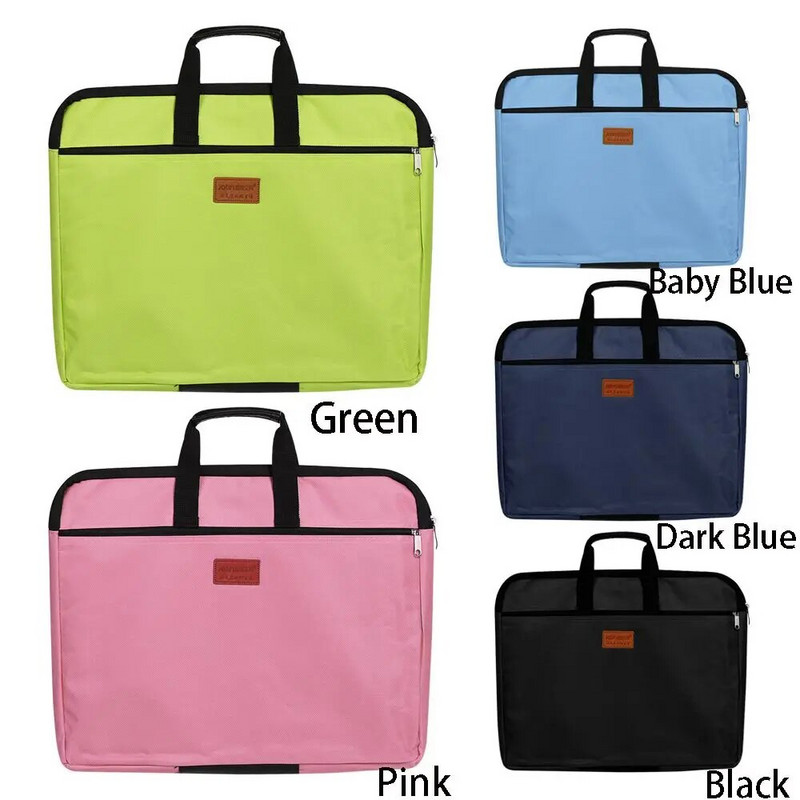 Επαγγελματικά έγγραφα με λαβή Αδιάβροχη τσάντα φακέλου φακέλου με διπλά στρώματα μεγέθους A4