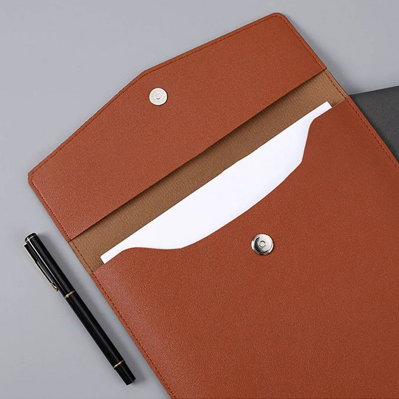 A4 nahast failikaust Suure mahutavusega dokumendikott Ärikaust Kirjatarbed Kontoritarvete hoiukott Tolmukindel paber Korraldage