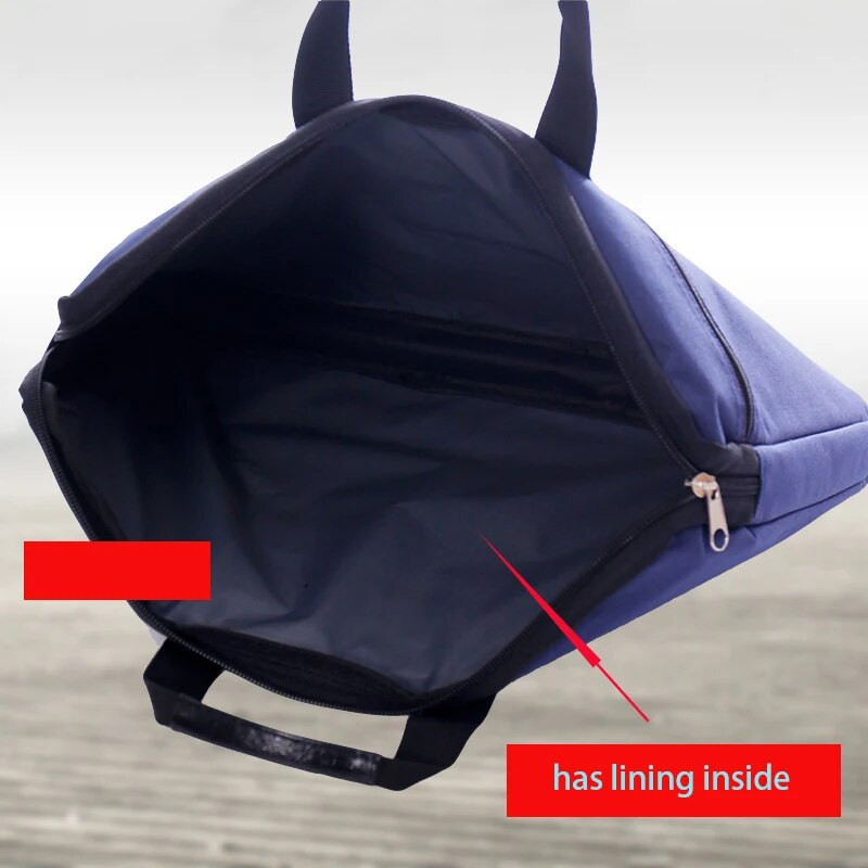 Dokumentide kott käepidemetega tõmblukk kontorisse, mees, naine, punane/sinine/must/pruun