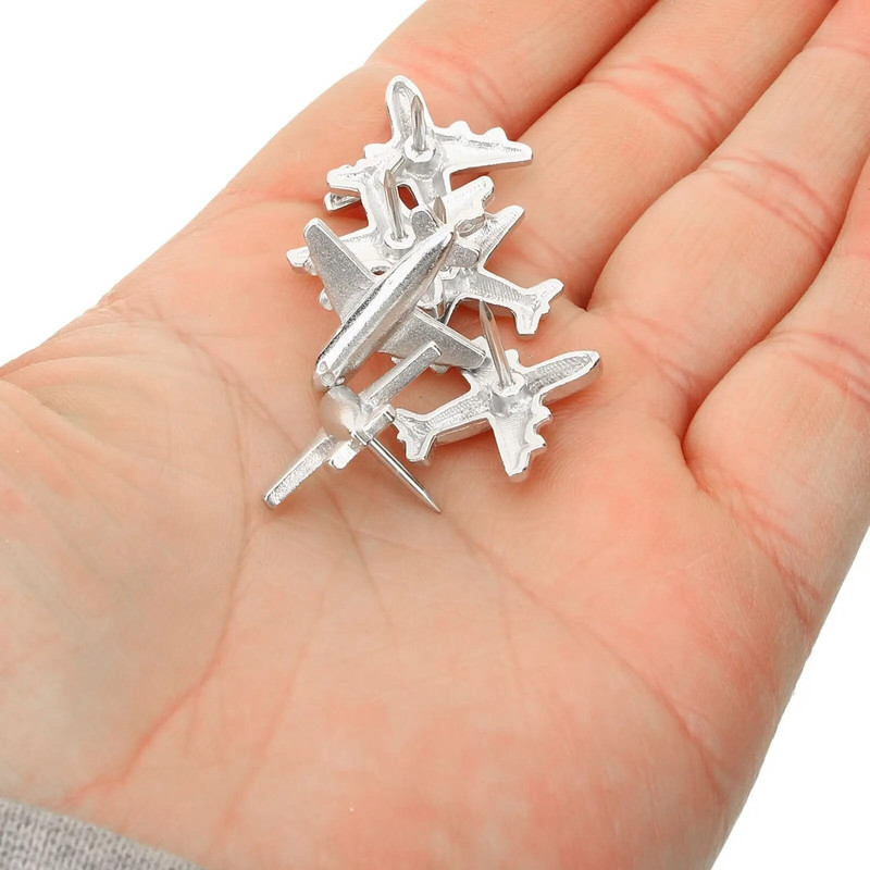 12 tk Metallist surunõel Lennukikujulised nööpnõelad Armsad nööpnõelad Dekoratiivsed nööpnõelad.