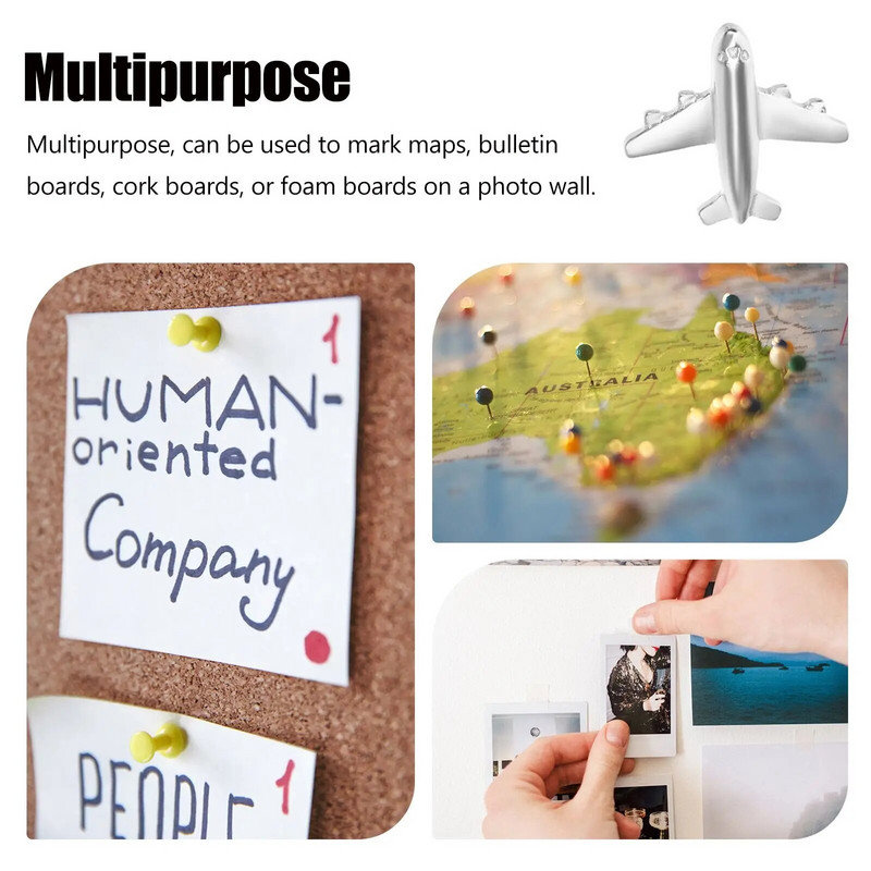 12 tk Metallist surunõel Lennukikujulised nööpnõelad Armsad nööpnõelad Dekoratiivsed nööpnõelad.