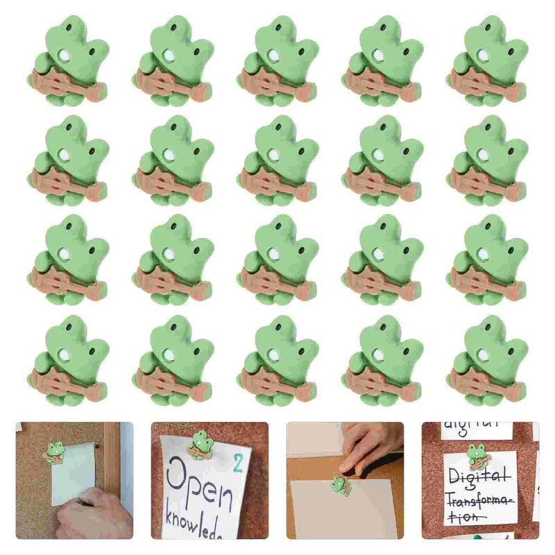 20 τεμ. Frog Pushpin Thumb Tacks Διακοσμητικά Pushpins Σπίτι Πολυλειτουργικό Φορητό Ρητίνη Οικιακό Γραφείο