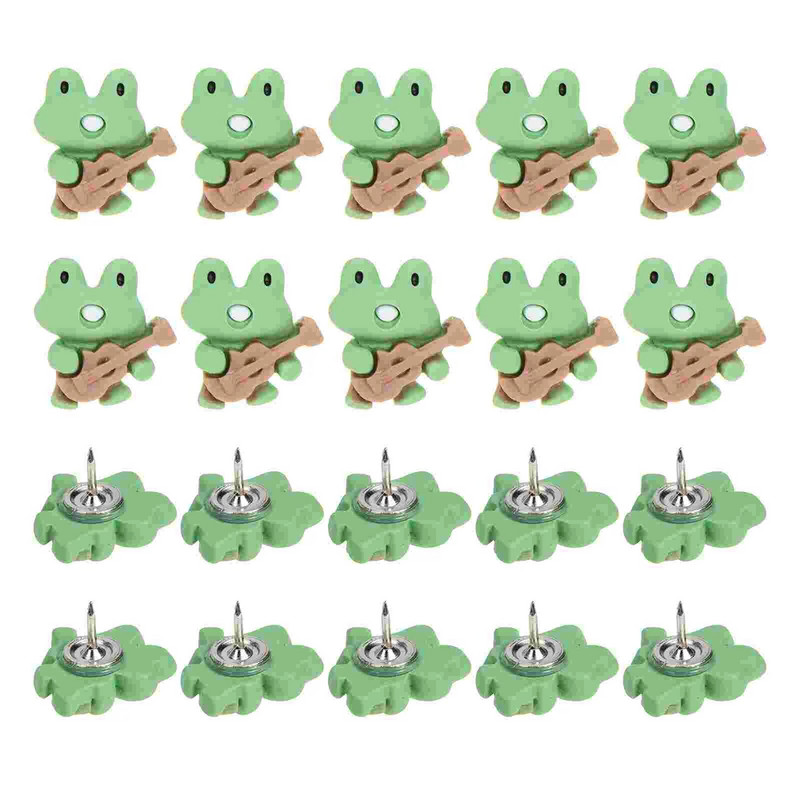 20 τεμ. Frog Pushpin Thumb Tacks Διακοσμητικά Pushpins Σπίτι Πολυλειτουργικό Φορητό Ρητίνη Οικιακό Γραφείο