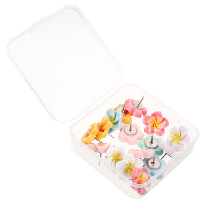 21 τεμ. Plumeria Thumbtack Cork Αξεσουάρ Cute Tacks Decor Πολυλειτουργικές πινέζες Πλαστικά Delicate