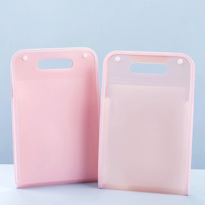 A4 formāta Macaron vertikāla rokas soma A4 papīra failu mape, liela ietilpība, daudzslāņu izvēršama šķirošanas glabāšanas maisiņa mape studentam