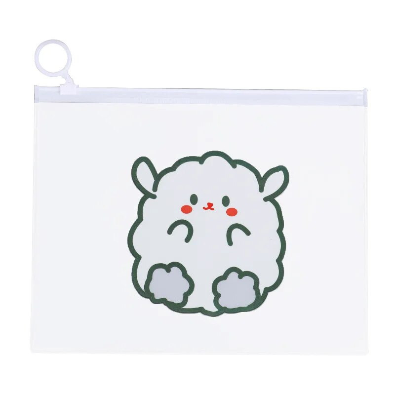 Failų aplanko tvarkyklė PP vandeniui atsparus skaidrus dokumentų krepšys mokyklinėms raštinės reikmenims