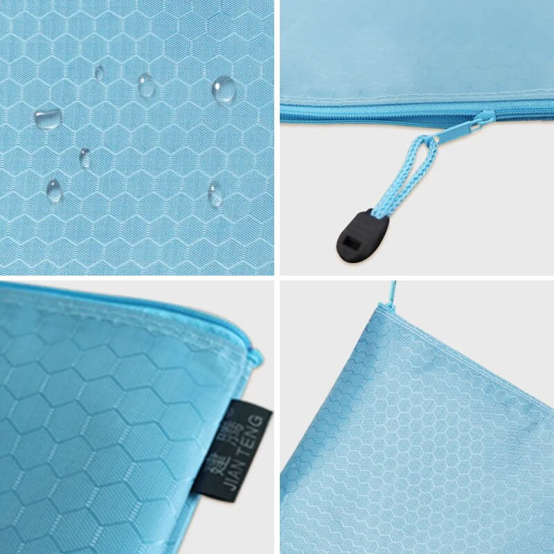 A4 formato kišeniniai aplankai Oksfordo audinys vandeniui atsparūs aplankai popieriai knygos laikymo krepšys aplankas dokumentų viršelis dėklas vokas biudžetinė rankovė