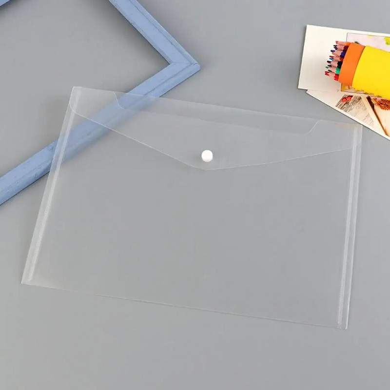 5gab Caurspīdīga dokumentu mape A4 izmēra pārbaudes papīra klasifikācija Glabāšanas kabatas failu turētāji Biroja skolas piederumu paklāji