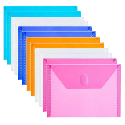 12/Σετ 14x19 cm Δείτε μέσα από διαφανείς φακέλους αρχείου Πλαστικές τσάντες αποθήκευσης για μήτρες κοπής γραμματόσημα Στένσιλ Organizer