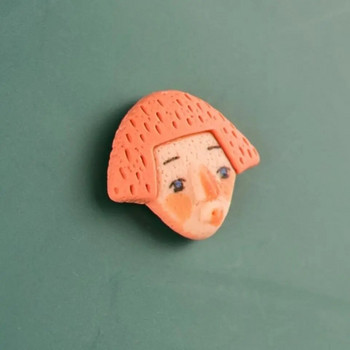 10 бр./компл. лунички във формата на глава Thumb Tack Пластмасови цветни игли за момче и момиче Thumbtacks Офис ученически пособия
