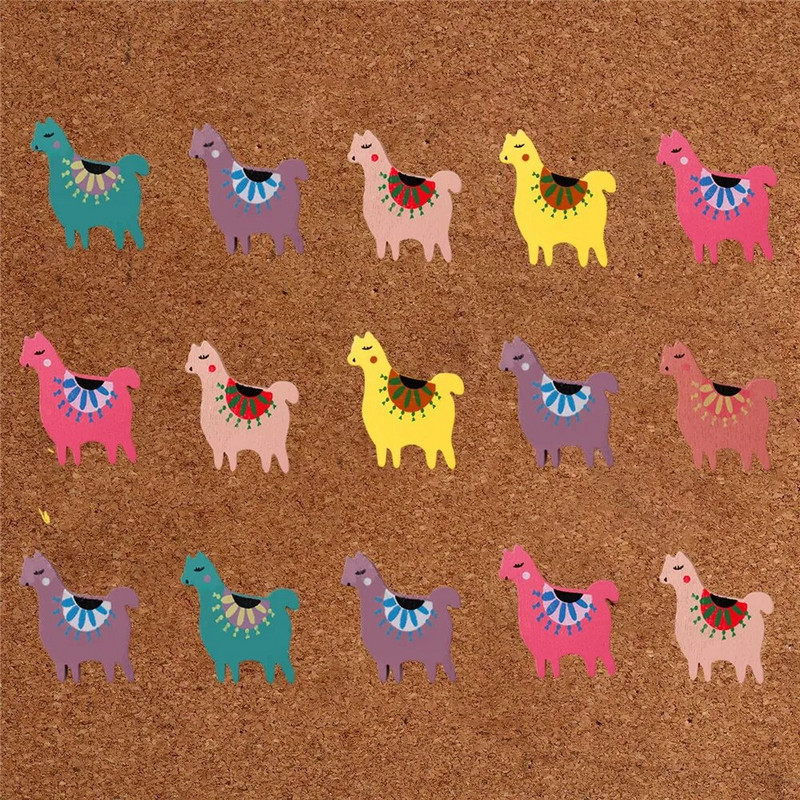 20gab/iepakojumā Jauki krāsaini piespraušanas piespraudes Biroja fotokartes Sienas kniedes Piespraudes Spraudītes Skolas klases biroja piederumi