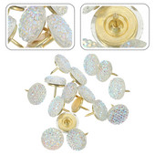 15 gab. Izsmalcināti īkšķa spraudņi Daudzfunkcionālas konfektei līdzīgas biroja spraudītes