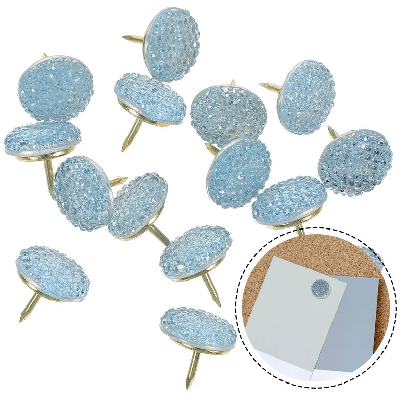 15 gab. Izsmalcināti īkšķa spraudņi Daudzfunkcionālas konfektei līdzīgas biroja spraudītes