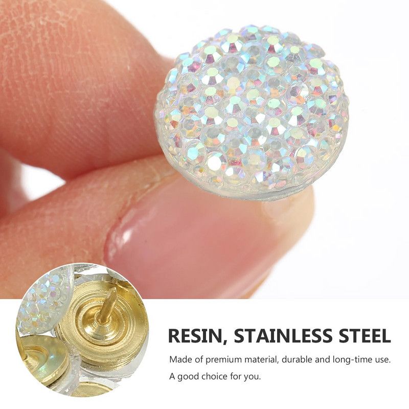 15 gab. Izsmalcināti īkšķa spraudņi Daudzfunkcionālas konfektei līdzīgas biroja spraudītes