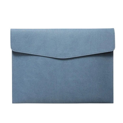 Νέα Απλή τσάντα επαγγελματικών εγγράφων Διπλής στρώσης τσάντα αρχείου τύπου Snap-Type Μεγάλη χωρητικότητα Τσάντα Α4 Πολυλειτουργικός χαρτοφύλακας πολλαπλών στρώσεων