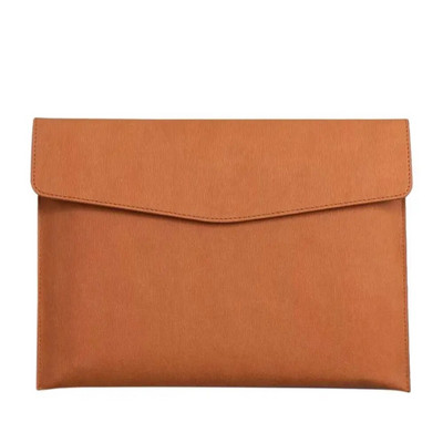 Νέα Απλή τσάντα επαγγελματικών εγγράφων Διπλής στρώσης τσάντα αρχείου τύπου Snap-Type Μεγάλη χωρητικότητα Τσάντα Α4 Πολυλειτουργικός χαρτοφύλακας πολλαπλών στρώσεων