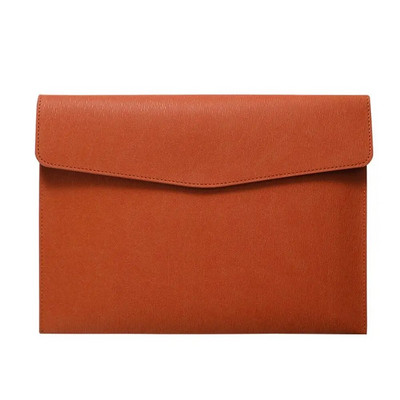 Νέα Απλή τσάντα επαγγελματικών εγγράφων Διπλής στρώσης τσάντα αρχείου τύπου Snap-Type Μεγάλη χωρητικότητα Τσάντα Α4 Πολυλειτουργικός χαρτοφύλακας πολλαπλών στρώσεων