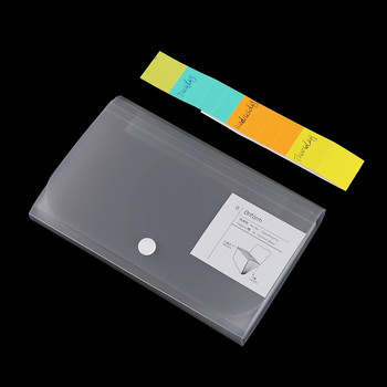 Разширяваща се папка с файлове с 13 джоба A6 Държач за документи Хартии Classify Office Кутия за архивиране Самостоятелно куфарче Организатор