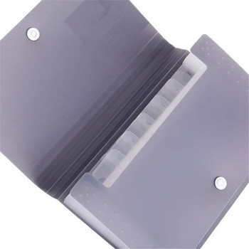 A6 File Folder File Organizer File Expanding Wallet 13 Pockets Φάκελος λογαριασμού Πλαστική θήκη θήκης χαρτιού Σχολικά είδη
