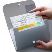 A6 besiplečiantys aplankai Nešiojami kelių puslapių plastikiniai laikikliai studentams ir biuro dokumentų maišelis klasifikavimui ir saugojimui