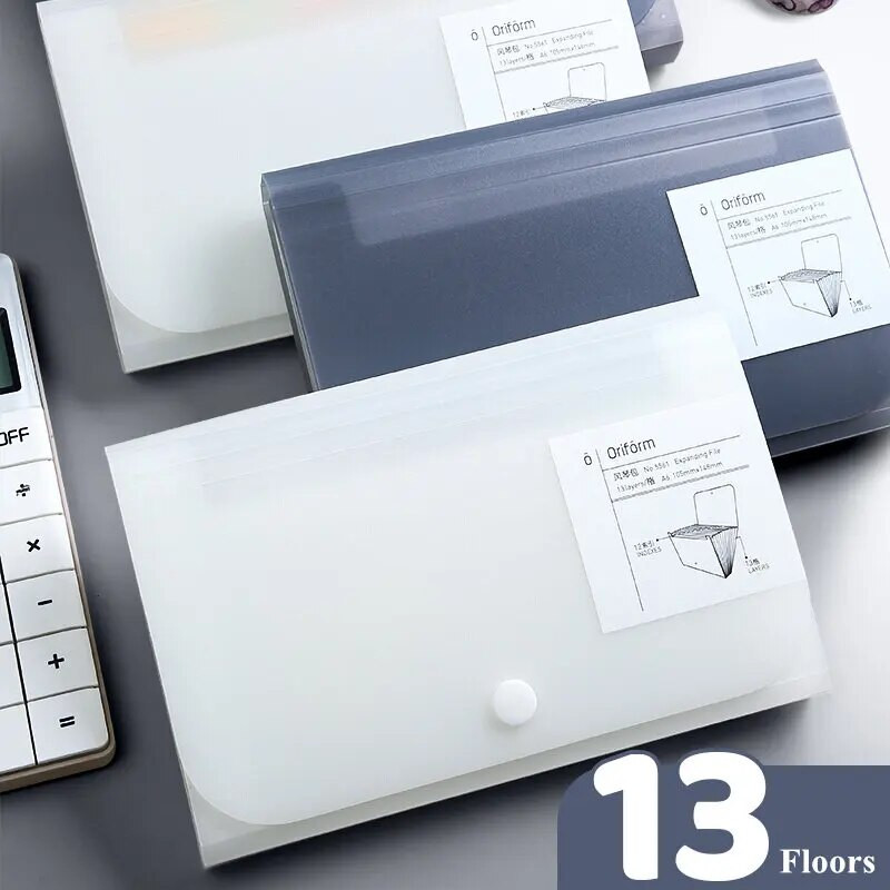A6 Expanding Folders Φορητές πολυσέλιδες πλαστικές οργανώσεις για φοιτητές και τσάντα εγγράφων γραφείου για ταξινόμηση και αποθήκευση