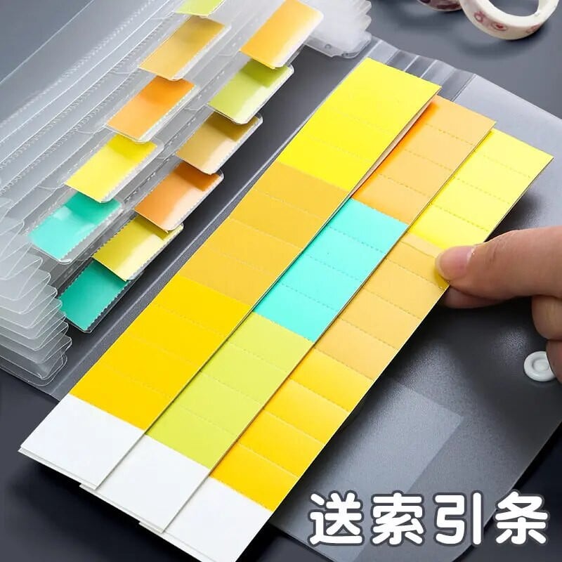 A6 Expanding Folders Φορητές πολυσέλιδες πλαστικές οργανώσεις για φοιτητές και τσάντα εγγράφων γραφείου για ταξινόμηση και αποθήκευση