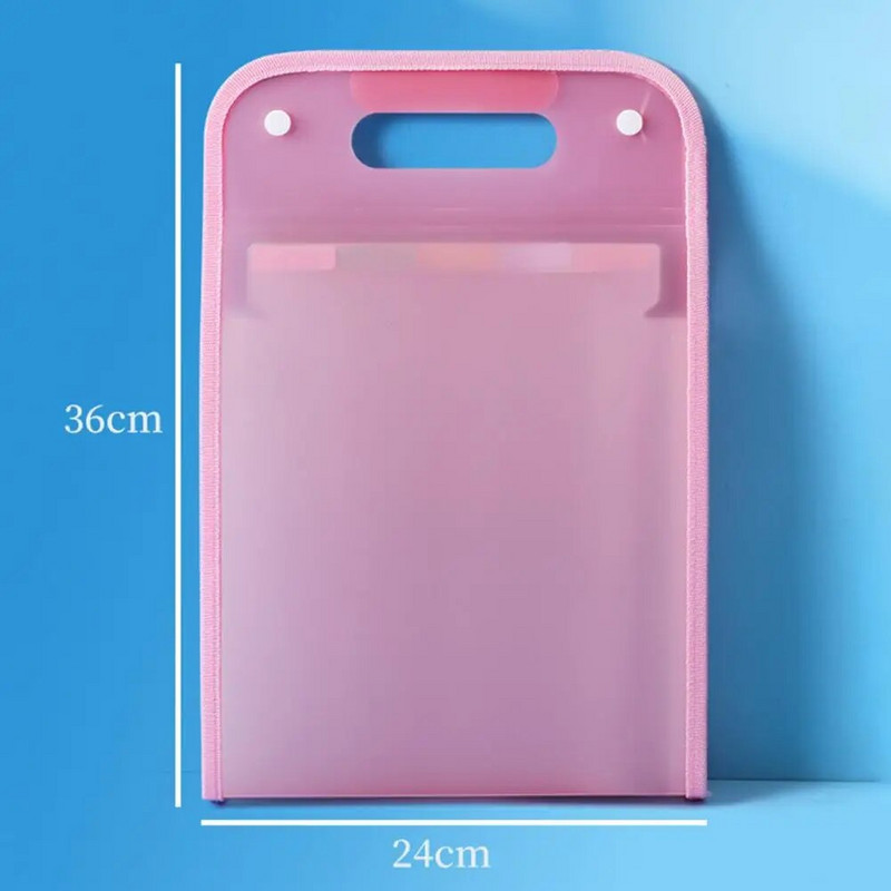 A4 failu mape, vertikāla, 13 kabatas, spiedpogas, pārnēsājamas pārbaudes papīrs, dokuments akordeons failu organizētāja soma, skolas piederumi