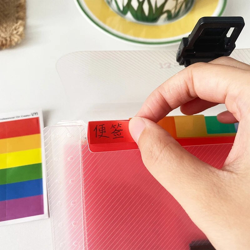 A6 varavīksnes failu mape 13 kabatas pagarinājuma seifs rēķina kvīts failu šķirošanas organizators biroja uzglabāšanas maisiņu mapes kartotēkas produkta