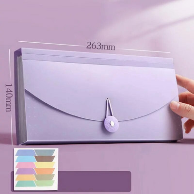 Φάκελος αρχείου πορτοφολιού με επεκτεινόμενο επίπεδο με 13 τσέπες με ετικέτα ευρετηρίου Χαρτί τιμολόγιο Αποθήκευση τσάντα οργάνων Σχολική θήκη οργάνωσης γραφείου