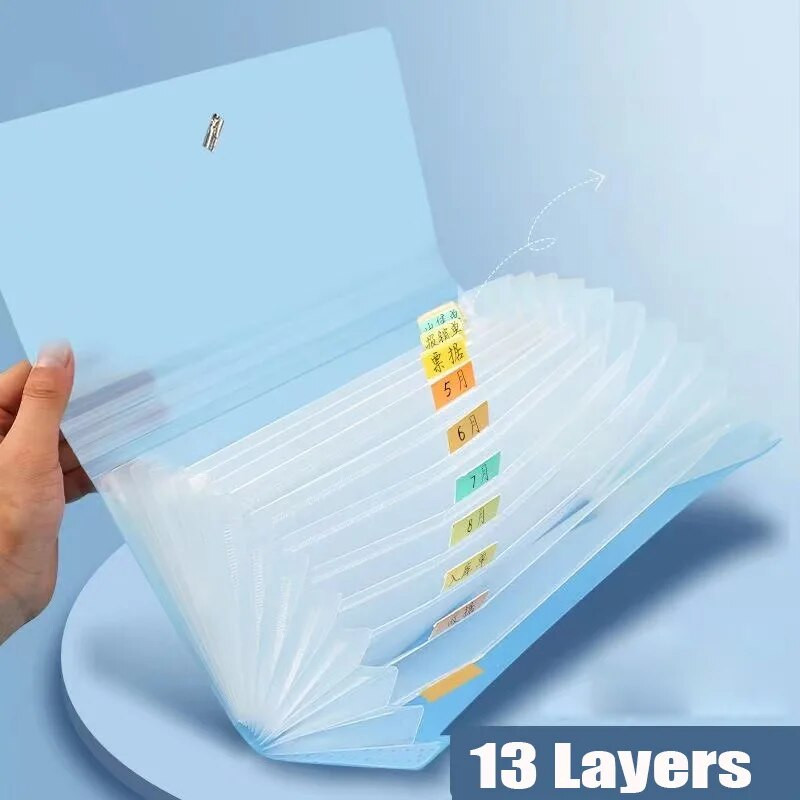 A6 Paplašināmā failu mape Pārnēsājama maka orgānu soma Dokumenti Organizatora failu maisiņš Rēķinu čeku mape Skolas biroja piederumi